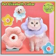 Pet Elizabeth Collar Adjustable Pet Cone Collar Breathable Flower Pad for Dog Cat Neck Protector Dog