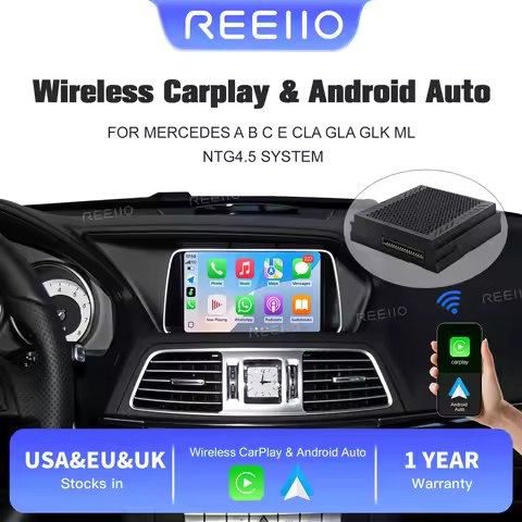 Wireless Carplay Suitable For Mercedes Benz A B C E CLA GLA GLK ML Sprinter NTG4.5 Becker Module And