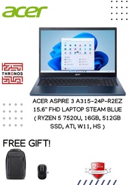 Acer Aspire 3 A315-24P-R2EZ 15.6'' FHD Laptop Steam Blue