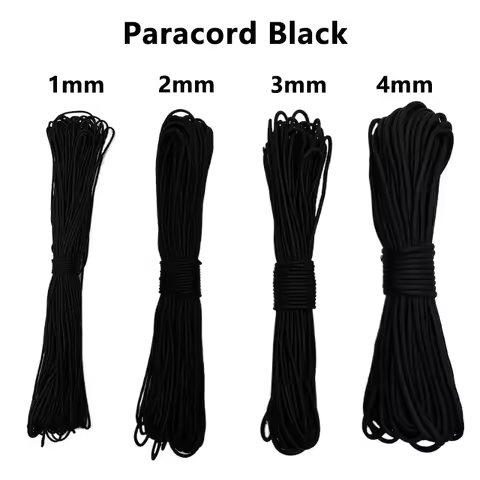 Paracord 1mm/2mm/3mm/4mm 7 stand Cores Paracord Parachute Cord Lanyard Tent Rope For Hiking Camping 