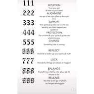 Tatempo Temporary Tattoo - NUMBER WITH MEANING/NUMBER Writing/NUMBER MEANING/3 Three Numbers