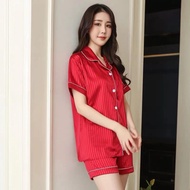 #MIU pajama for women terno short korean printed sleepwear satin plain night wear