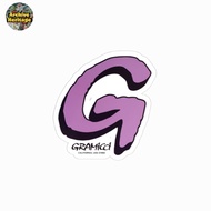 Gramicci logo sticker G california usa brand clothing streetwear sticker