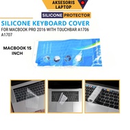 Silicon Keyboard Transparan Cover For laptop Apple MacBook Pro