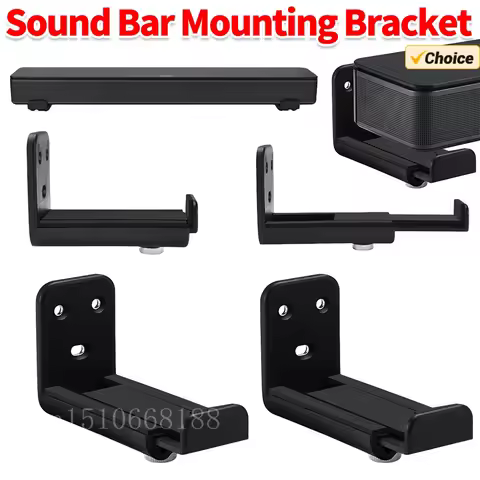 Soundbar Mount Bracket Anti-Drop Sound Bar Speaker Wall Shelf Holder Wall Rack for Samsung Sony Bose