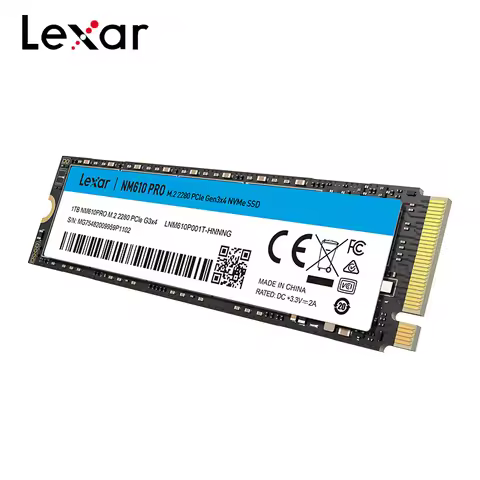 High Speed 3300MB/s Lexar SSD 500GB 1TB 2TB PCIe Gen3 M.2 2280 NM610 Pro Internal Solid State Disk H