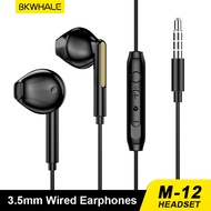 BKWHALE TP22/M12 Tai nghe trong tai Type-C / 3.5mm Tai nghe âm thanh vòm 9D với âm lượng micrô