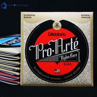 【FINE】D'Addario Classical Guitar Nylon Strings Set Normal/Hard Tension EJ45/EJ46/EJ49