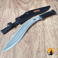 Pisau Hunting Knife Berburu Hutan Survival Outdoor Kukri Coldsteel Silver P558.2