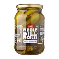 Coles Whole Dill Pickles Gherkins 500g (PM)