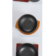 Korean bibimbap bowl cast iron stone pot bibimbap cast iron bowl Japanese Korean cuisine iron bowl i