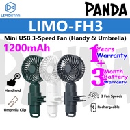 LEMOISTAR FH3 Mini USB 3-Speed Fan  (Handy & Umbrella)