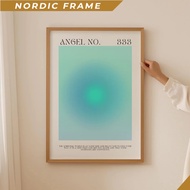 Wall painting, Angel Number 333 Poster- Angel Aura Print, Inspirational Quote for Aesthetic Room Dec