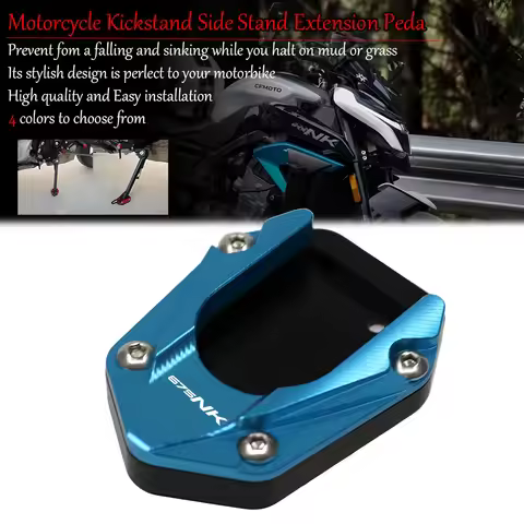 For CFMOTO 675NK NK675 NK 675 2025 Enlarger Extension Plate Motorcycle Kickstand Side Stand Foot Enl
