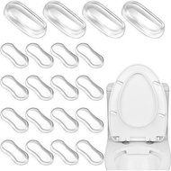Transparent Silicone Toilet Cleaning Sticker Toile 透明硅胶马桶清洁贴 马桶盖垫片缓冲静音 马桶贴垫智能防撞缓冲垫MT1209