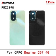 For OPPO Realme C67 4G RMX3890 Back Cover Battery Door Rear Housing Case With Camera Glass Lens+LOGO