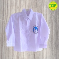 Al Azhar Kindergarten Uniform Al-Azhar White Kindergarten Shirt Long Sleeve