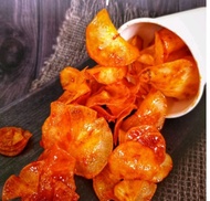 1kg Keripik Singkong Balado Basah/keripik Singkong Sinjay