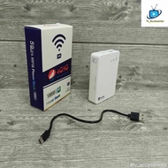 portable pocket wifi 2in1 powerbank + wifi modem ( sim card data ) 4g 5g wifi router share hotspot internet mesin unlimited unifi wireless sharing