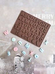 1入組字母設計巧克力模具