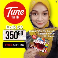 Simkad Tune Talk High Speed 4G 5G 350GB 150GB 40GB 15GB Unlimited Call Full Hotspot Modem Wifi