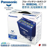 【現貨】✚❚ 日本國際牌 Panasonic 藍電 80B24L CAOS 充電制御電瓶 銀合金免保養 日本製造DIY價