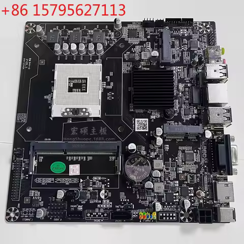 ITX industrial control main board HM65 single memory slot DDR3 mini board PGA988 second and third ge