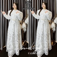 White Tile Sequin Standard Dress - Jumbo Busui Muslim Clothes Vima 76051 57