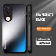 Y04 Vivo ไมโคร4G 2025 Sarung Dof สำหรับ Vivo Y04 VivoY04 Y 04 4G 2025เคสใส่โทรศัพท์สีทึบกันลายนิ้วมื