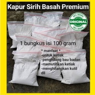 Wet betel lime 100g Rp8,000