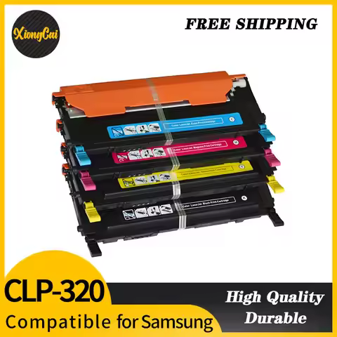 Toner Cartridges For Samsung CLP-320/321N/325/325W/326/326W High Definition Refillable Printer Compa