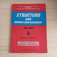 STRUCTURE AND READING COMPREHENSION BOOK SMTA CURRICULUM 1984