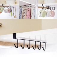 Iron Kitchen Storage Rack Cupboard Hanging Hook Shelf Dish Hanger