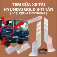 HYUNDAI GOLD 8-11 TON TRUCK DOOR STICKER 2000