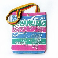 [Muzi Creative] Printed Ancient Map-Gaji Shoulder Bag MUZU ART Retro