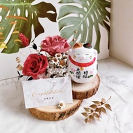 永生花 乾燥花 開業 開幕 招財貓 開運 入厝 財位 招福 升遷 新年