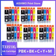 #Blue fantasy# 30PK 33XL Compatible Ink Cartridge T3351 3352 3353 For Epson XP 900 xp 830 xp 645 640 635 630 540 530 printer