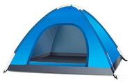 全城熱賣 - 踏險者戶外帳篷全自動速開露營沙灘野外帳篷（藍色）（1-2人單門無天窗）