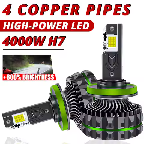 H1 H7 LED Car Headlight Bulb 4000W 6000K H4 Headlight Bulb 12V 24V H7 Canbus 9005/HB3 9006/HB4 H1 H7