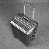 Pierre Cardin（PIERRE CARDIN）Aluminum Frame Luggage Men's Light Tone Universal Wheel Password Suitcase Traveling Trolley
