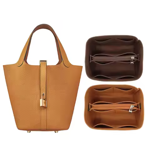 Lightweight Felt Bag Organizer Insert For Picotin 18 22