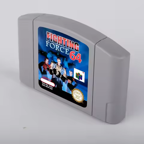 Fighting Force 64 game card for 64bit USA NTSC EUR PAL version N64 video game console English langua