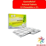 Gastro Relief Antacid Tablet 12 Chewables x 2