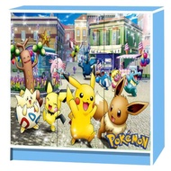 Wonderland 3-Door Cartoon Cabinet / Children Wardrobe / Almari kartun / Almari baju budak