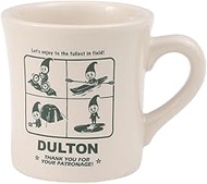 Dulton 122-378FN Mug Fun Dulton Mug Height 3.5 inches (90 mm), Width 4.7 inches (120 mm), Depth 3.3 