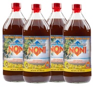 TAHITI TRADER (4-PK) Original High Potency Noni Juice - Pure Noni Fruit Juice with Blueberry & Raspb