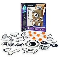 Makedo MD_BP00-001 BoxProps Monsters Faces Kit (21 Piece)