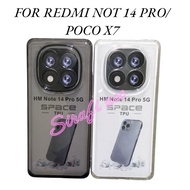 SOFTCASE TRANSPARENTBENING XIAOMI REDMI NOT 14 PRO/ poco X7 CASE CLEAR AIR BAG + CASE MACARON PRO CA