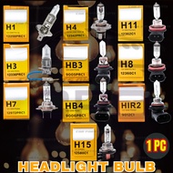 CPO (1PC) 12V H1/H3/H4/H7/H8/H11/H15/HIR2/HB3/HB4 HEADLIGHT BULB