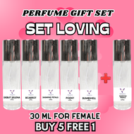 SET PERFUME Minyak Wangi Set  Perempuan Borong 5 in 1 High Quality Edp Best Seller Viral Combo jimat